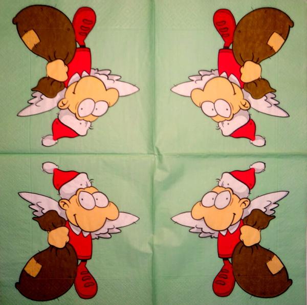 NW-206 Weihnachtsmann - 3-lagig (mint)
